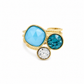 Bague Cristaux Swarovski Saphira