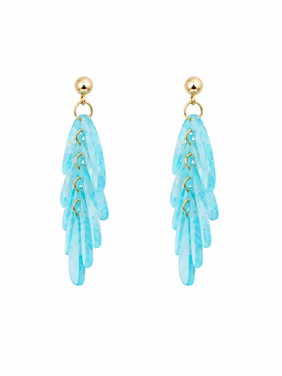 Boucle d'oreille Aqua