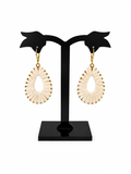 Boucle d'oreille Blanche