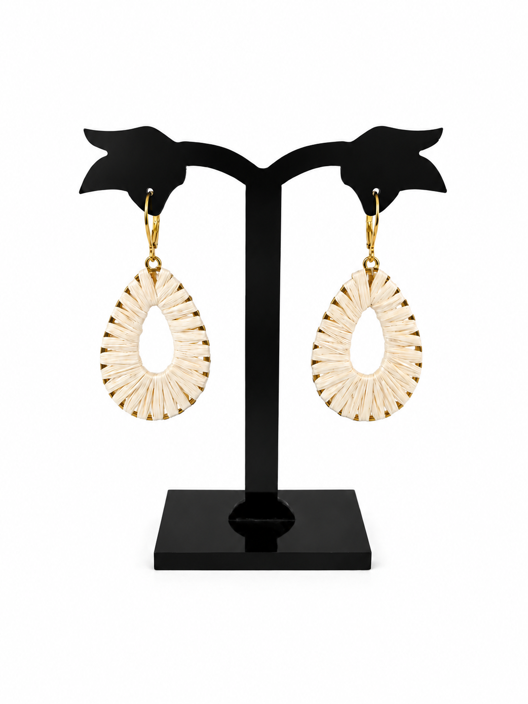 Boucle d'oreille Blanche