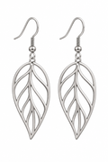 Boucles d'Oreilles Lana – Feuille Naturelle & Élégante en Acier Inoxydable