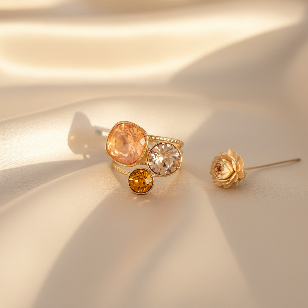 Bague Elora – Cristaux Swarovski | Bague élégante