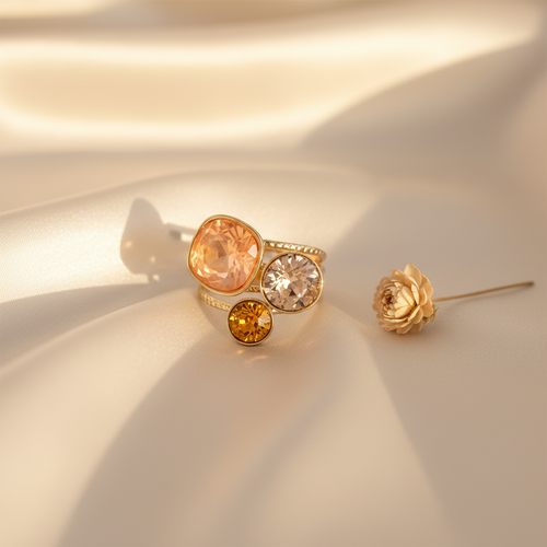 Bague Elora – Cristaux Swarovski | Bague élégante