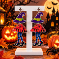 Boucles d’oreilles Halloween Mélusine – Sorcières en acrylique